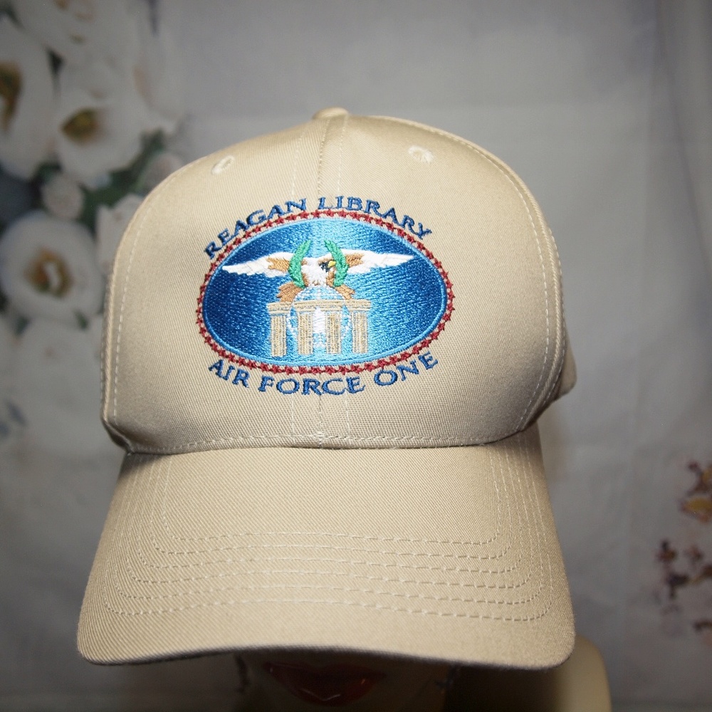 Ronald Reagan Presidential Library Hat Air Force One Hat Baseball Cap NWOT